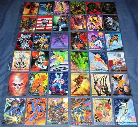 Like many other types of trading cards, Elvis Presley trading cards range in value from just a few dollars to several hundred for a card thats in mint condition. . 1993 marvel masterpieces cards value